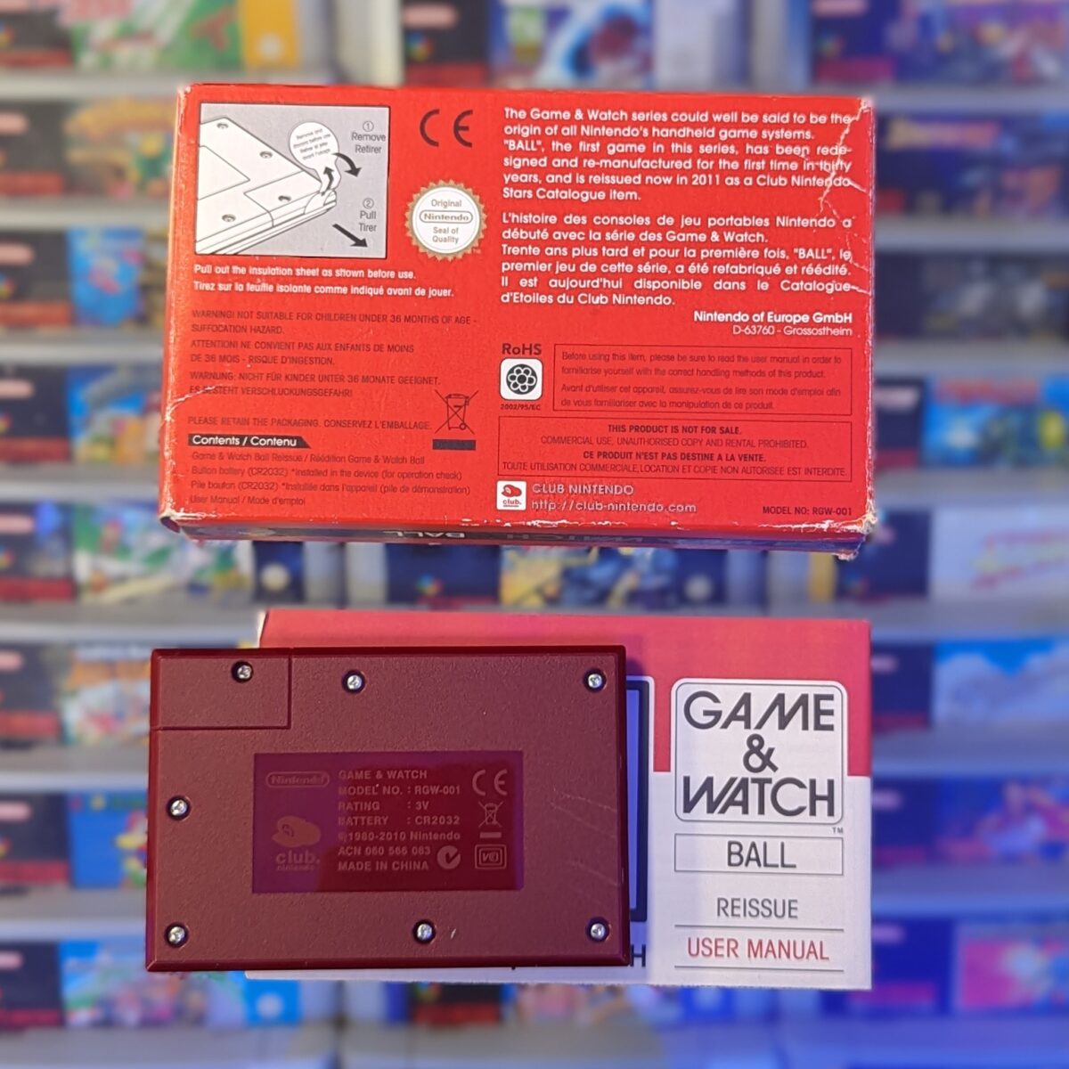 Nintendo Game and Watch Ball - Club Nintendo Edition Reissue