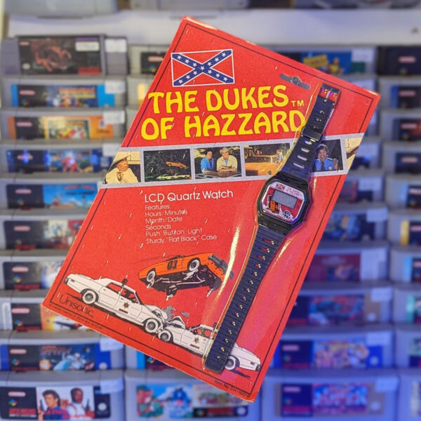 Sealed Unisonic Dukes of Hazard LCD Watch - 1981