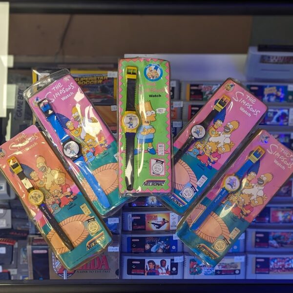 Nelsonic The Simpsons Watches from 1990 - In Original Packaging!
