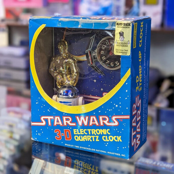 Bradley Time Star Wars Electronic Quartz Clock - 1982