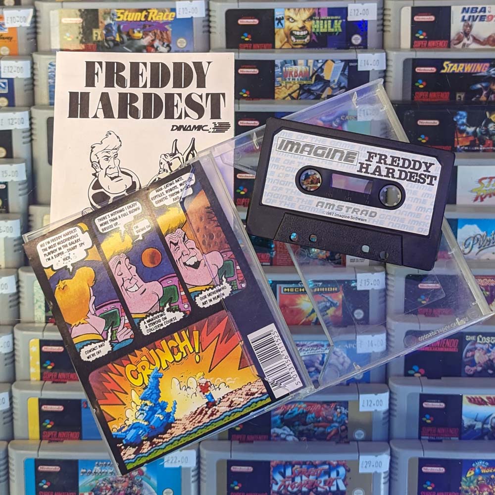 Notice Jeu Amstrad – Six Super Arcades (Freddy Hardest, Barbarian, Tank) – Manuel D'origine