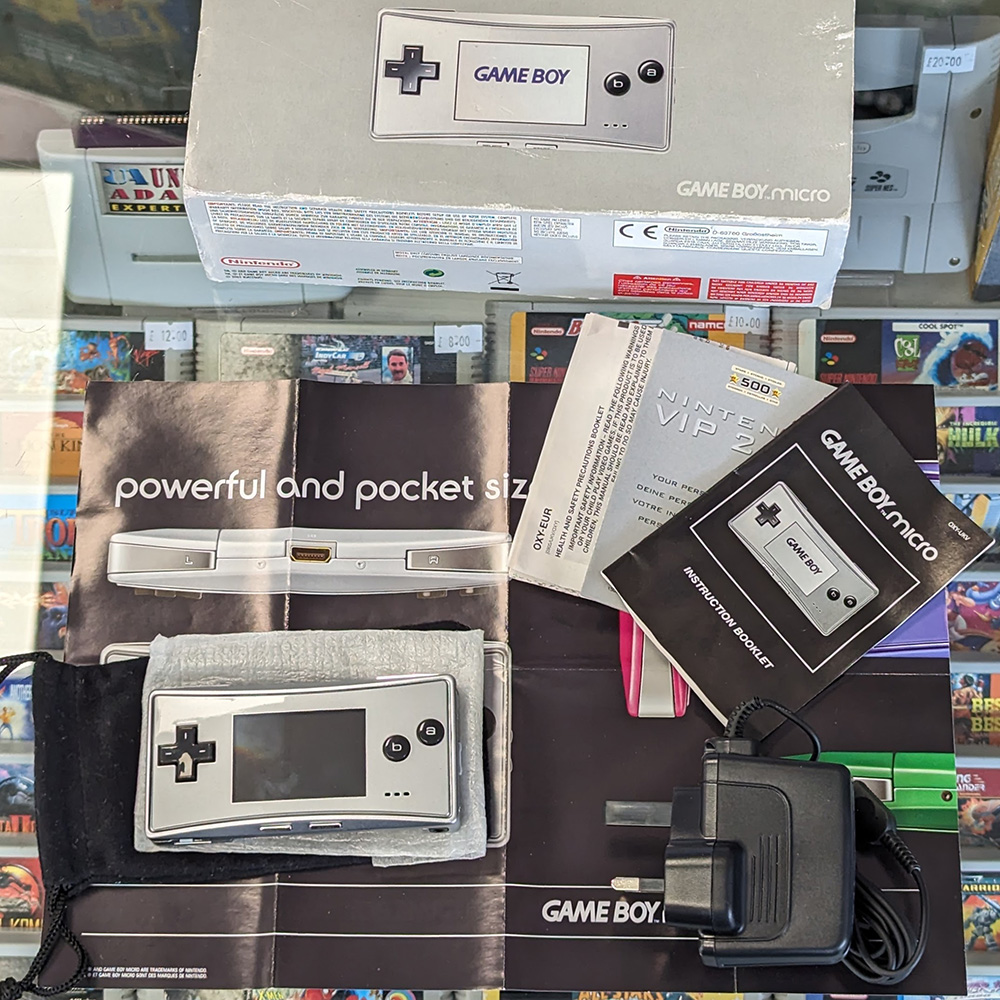 Game Boy Micro Silver - Boxed