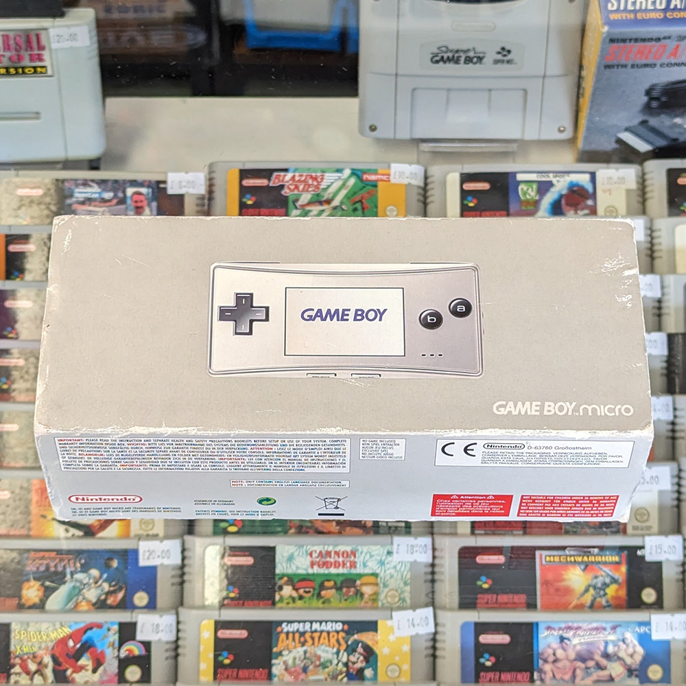 Game Boy Micro Silver - Boxed