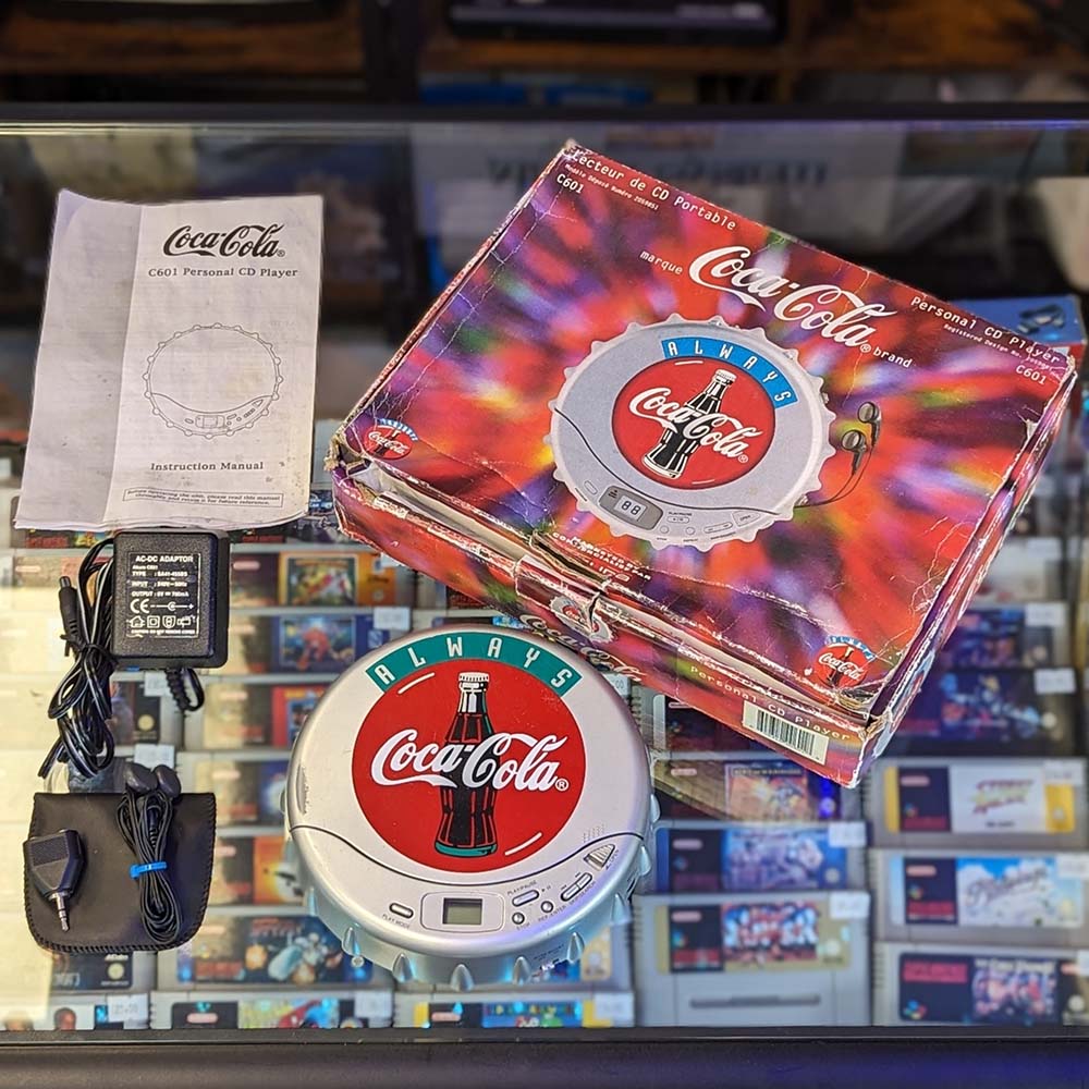 Akura CocaCola CD Player Boxed Buy at Retro Sect
