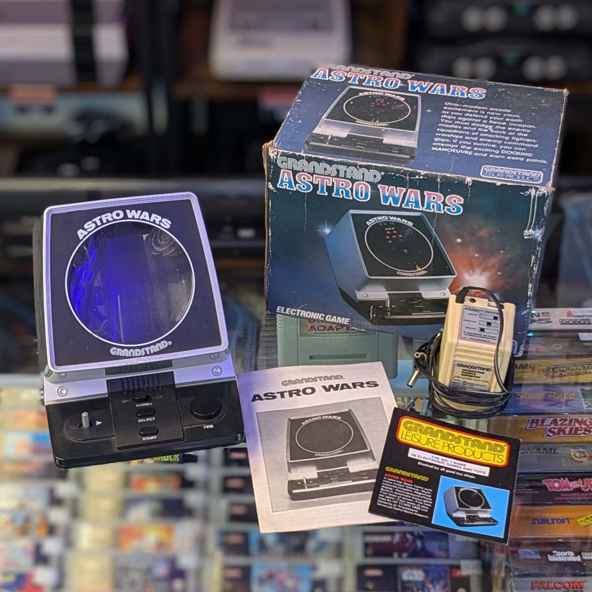 1981 Grandstand Astro Wars VFD Game