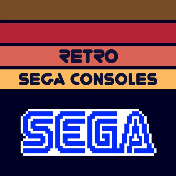 Retro Sega Video Game Consoles
