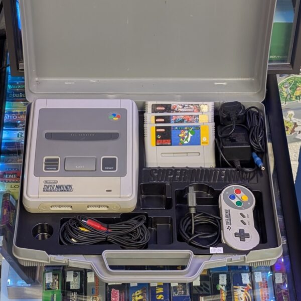 Super Nintendo Console in Rental Case