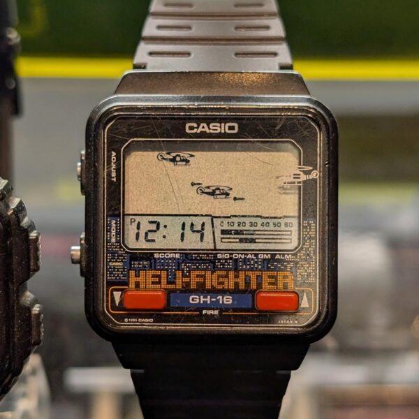 Retro Watches Casio GH-16 Heli Fighter Game Watch